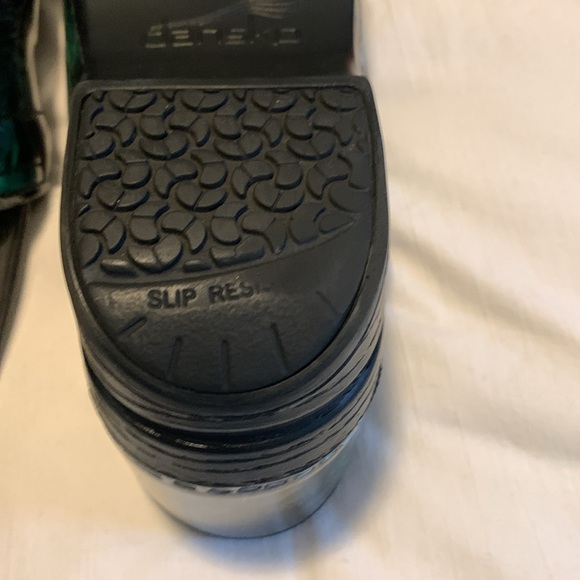 DANSKO PROFESSIONAL CLOGS SIZE:39 COLOR:BLACK, purple, GREEN GOOD CONDITION - Picture 6 of 12